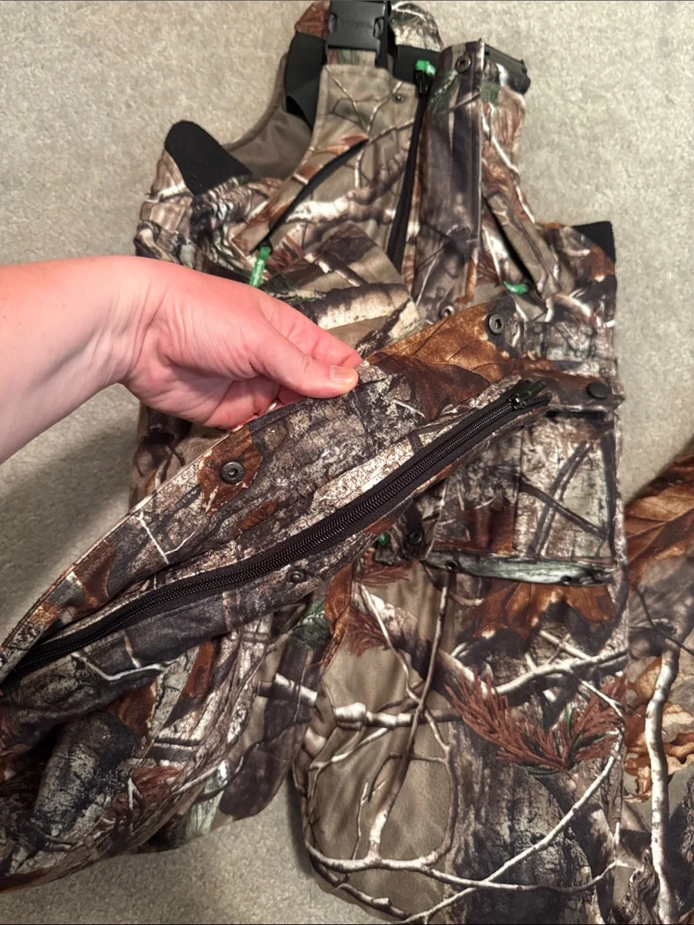 Remington Realtree Camo Bib Jumpsuit - Brown, Green, Black